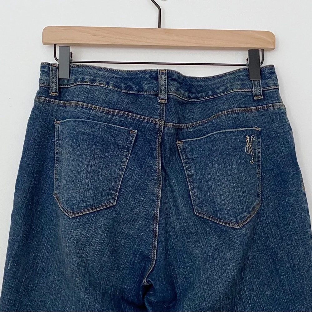 Style & Co. Cuffed Boyfriend Cropped Jeans - 8 Petite